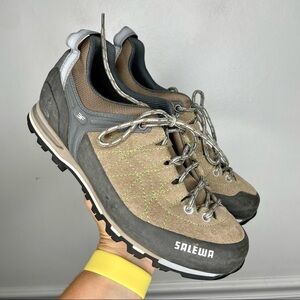 Salewa Mountain Trainer Laguna Bamboo Hiking Boot Sneaker Womens 7.5